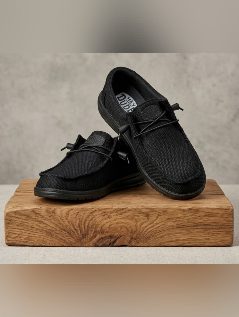 NEW! Hey Dude MENS WALLY STRETCH SOX SLIP ON SNEAKER Sz 12 NWT